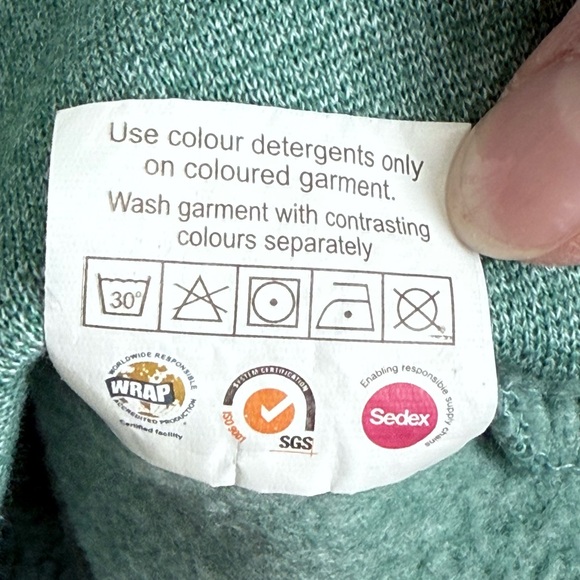 University of Cambridge Crewneck Sweatshirt Green Embroidered Crest Logo Sz L - Picture 10 of 15